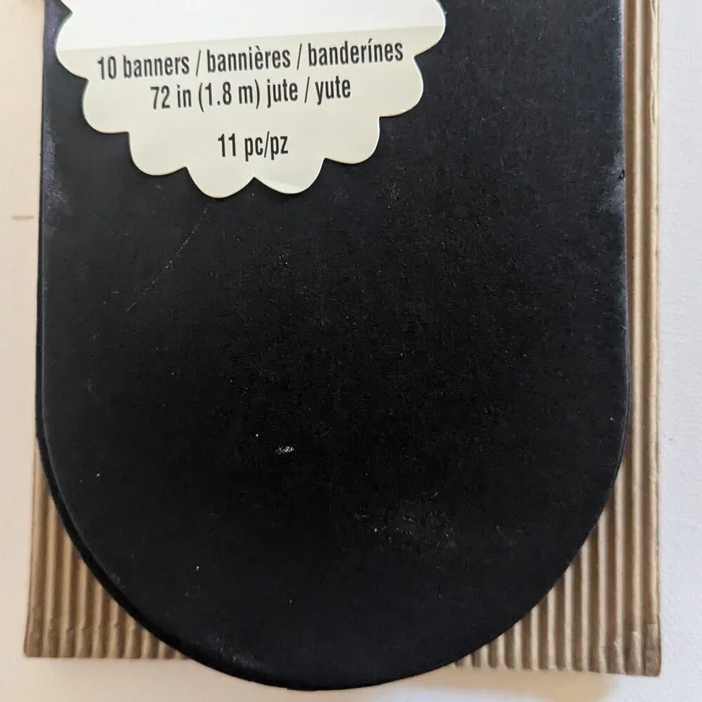 NWT Chalkboard Banner Jute Farmhouse Primitive Rustic Autumn Home Decor Ashland - Picture 4 of 7